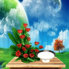 Red Roses Bouquet For Dear One