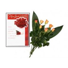 Love card with 10 roses for your Love one
